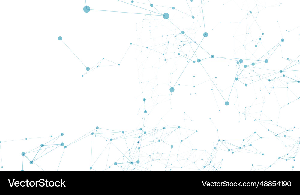 Abstract triangle shape tech background for ai Vector Image