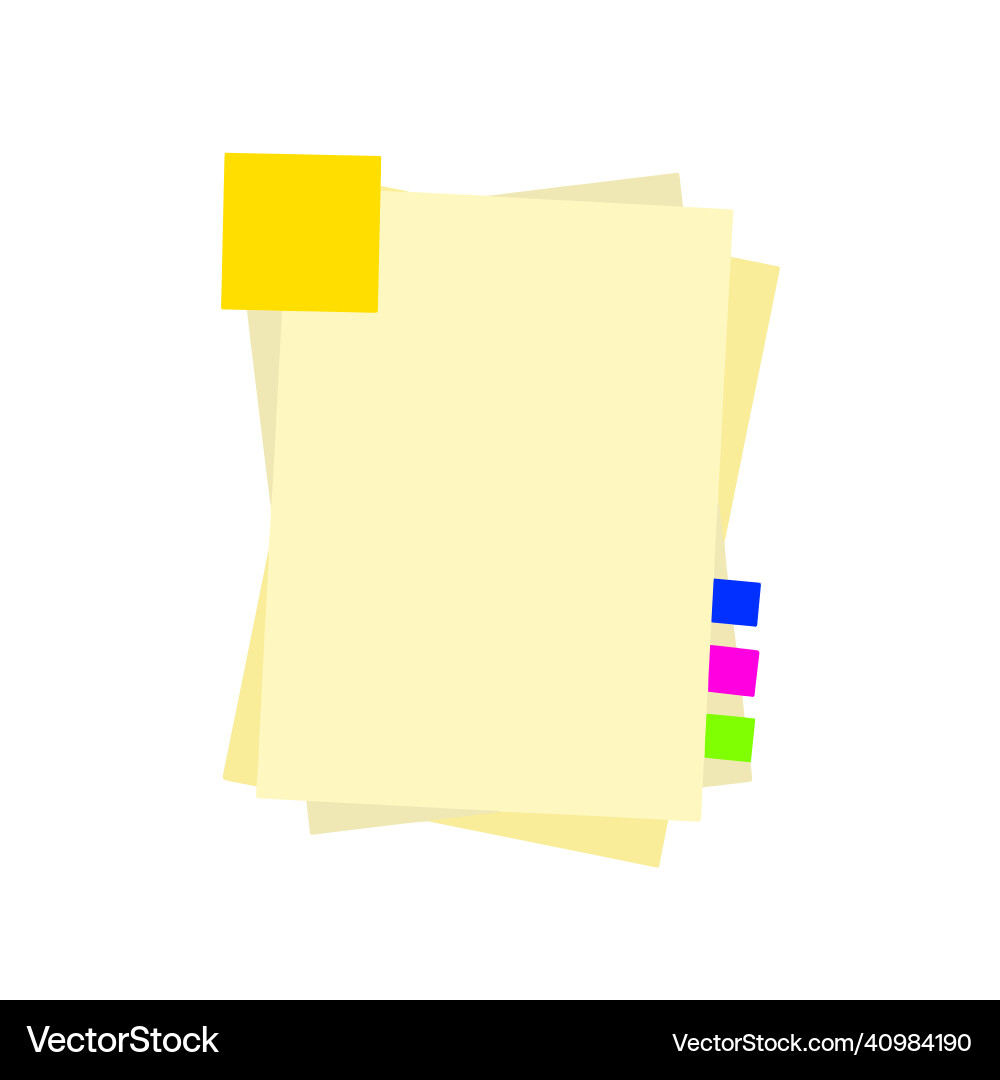 Blank sheet of notebook Vector Image