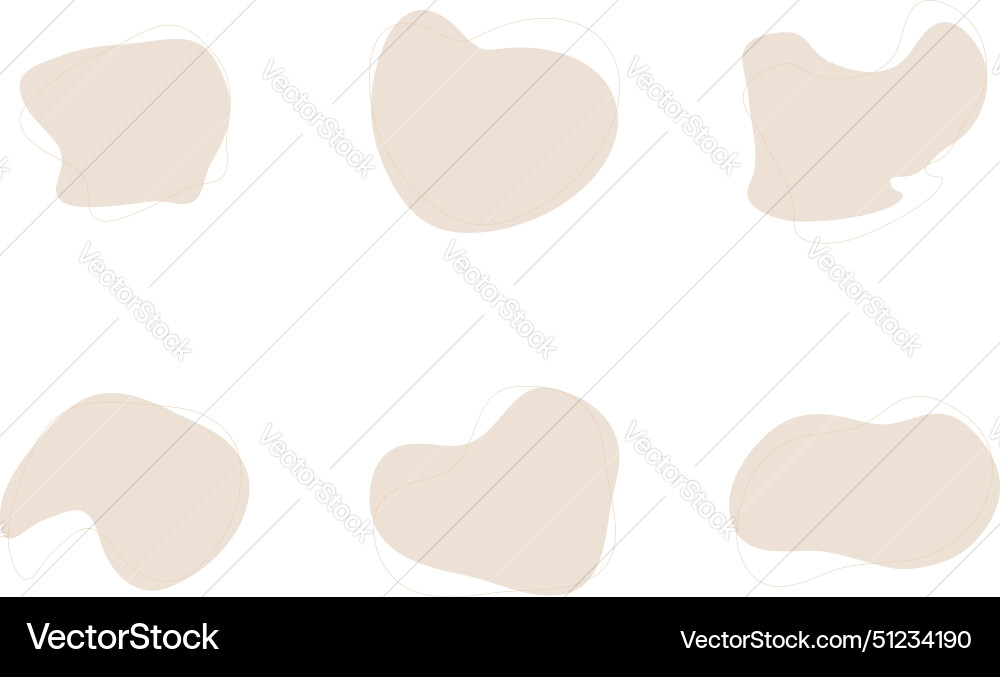 Blobs Flüssigkeit Formen Symbol visuellen Satz Blobs Flüssigkeit Formen Symbol visuellen Satz Vektorbild
