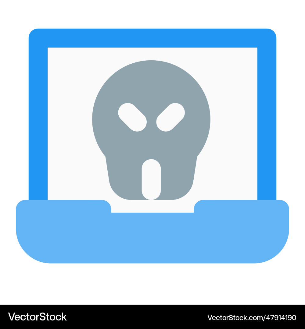 Malicious Software die das Computersystem ausnutzt vektorbild