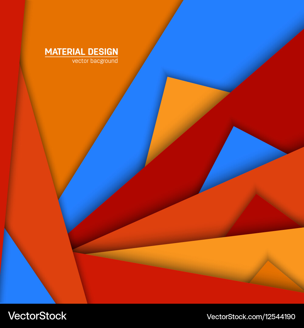 Material design background abstract vector image