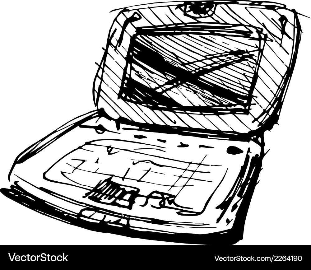 Notebook vector image