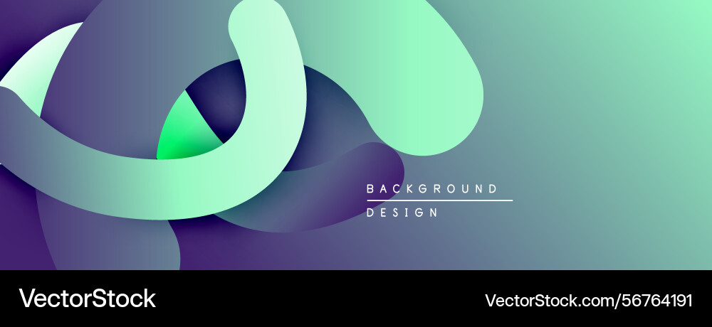 Abstract fluid shapes overlap creating vibrant Abstract fluid shapes overlap creating vibrant Vector Image