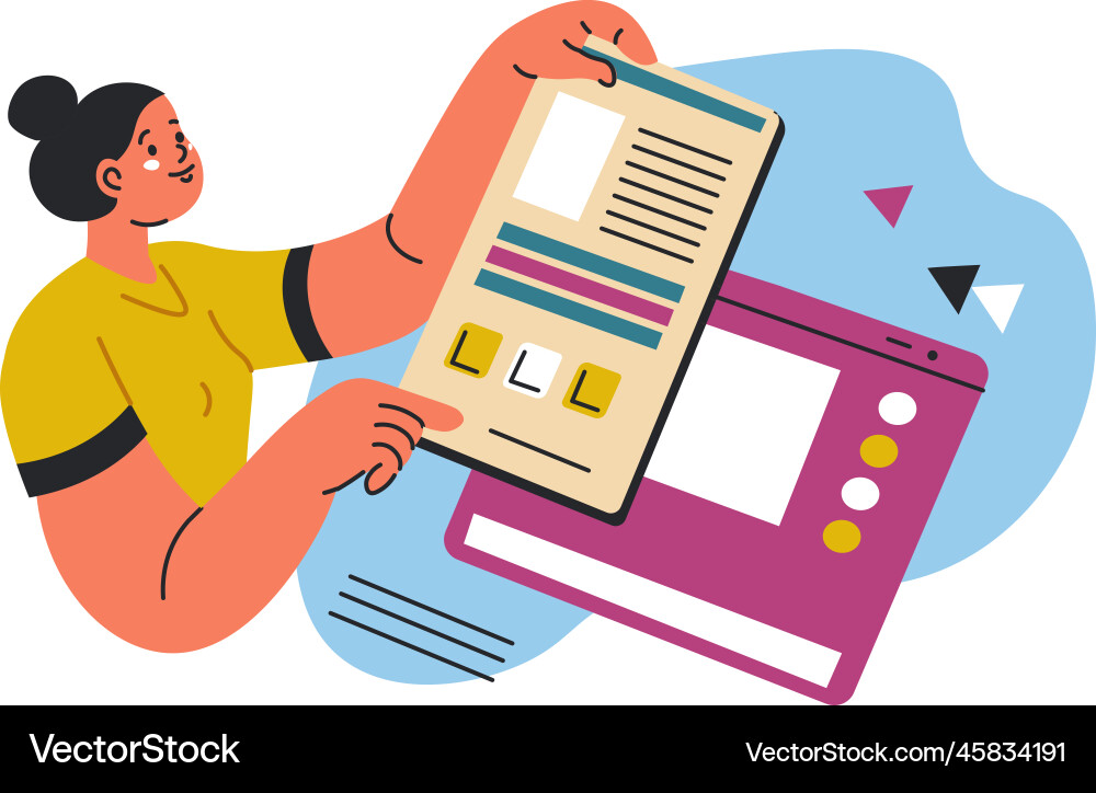Business analytics and development of web product Business analytics and development of web product Vector Image