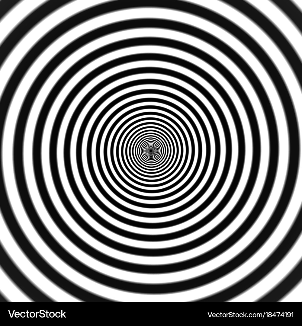 Hypnotic spiral Royalty Free Vector Image - VectorStock