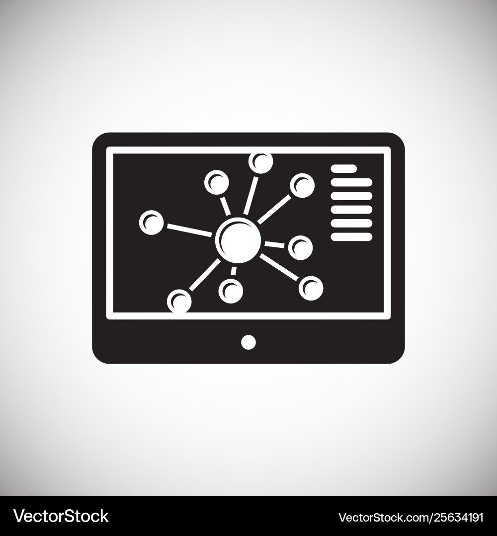 Molecule icon on background for graphic and web Molecule icon on background for graphic and web Vector Image