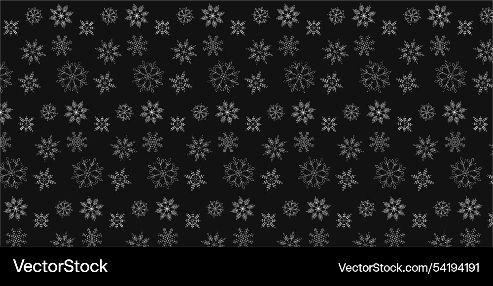Seamless pattern with snowflakes Seamless pattern with snowflakes Vector Image