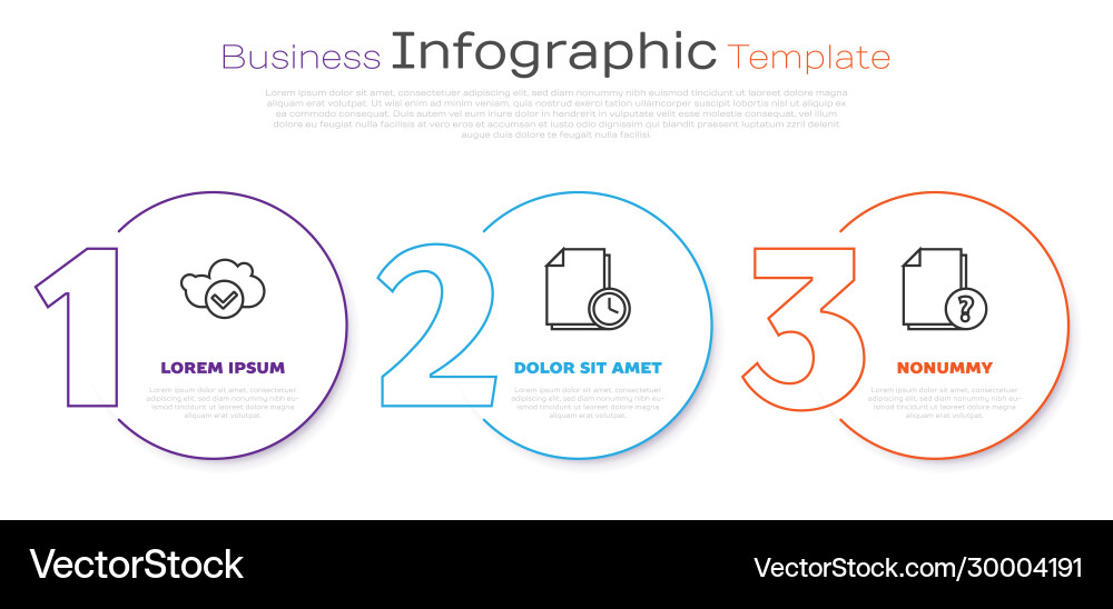 Set line cloud with check mark document Vector Image