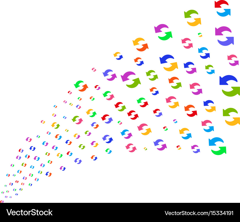 Source stream of refresh vector image