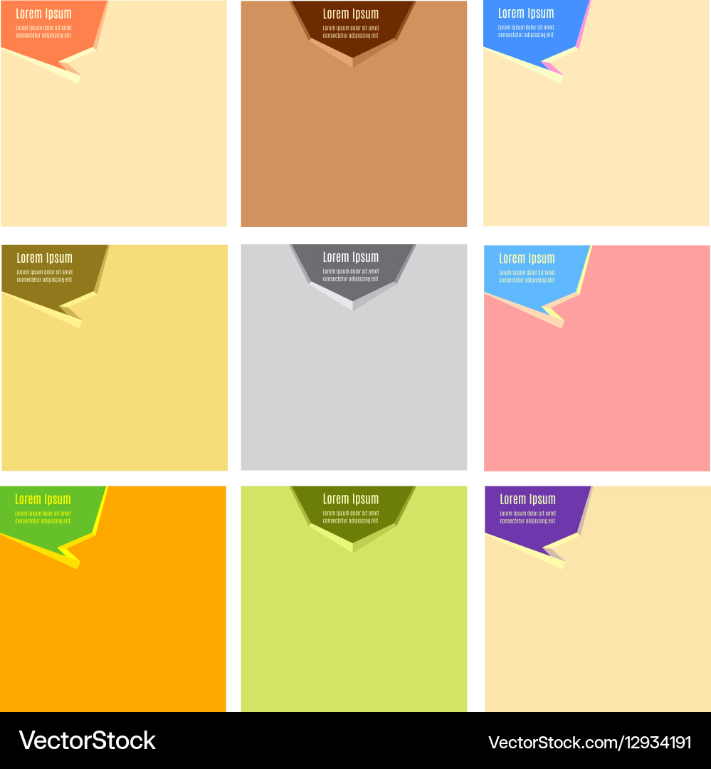 Web banner header layout template vector image
