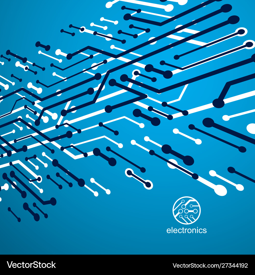 Abstract computer circuit board technology Abstract computer circuit board technology vector image