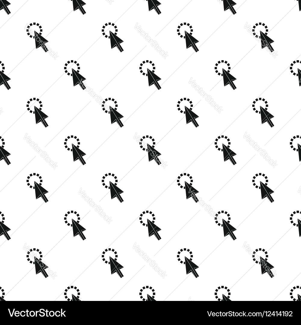 Cursor is pointing pattern simple style Vector Image