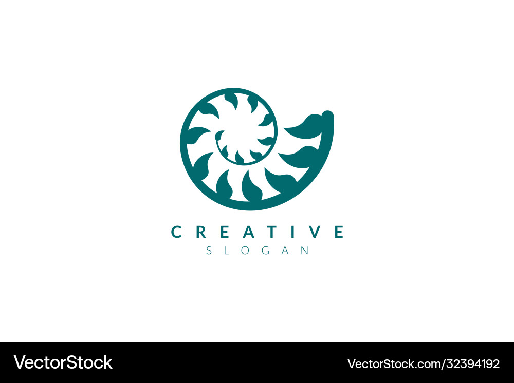 Design leaf various abstract shape minimalist Vector Image