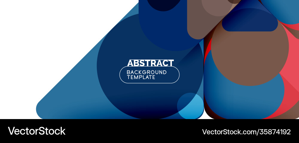 Flat geometric round shapes and dynamic lines Flat geometric round shapes and dynamic lines Vector Image