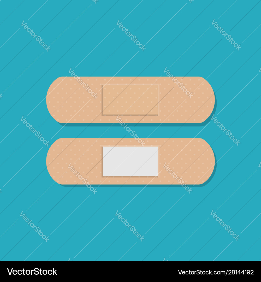 Medizinische Klebebandage Gips isoliert Medizinische Klebebandage Gips isoliert vektorbild