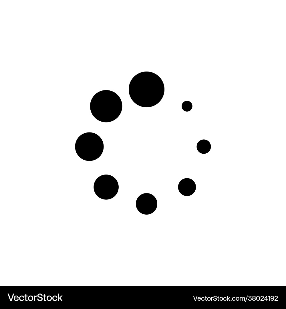 Round loading preloader line web or mobile Round loading preloader line web or mobile vector image