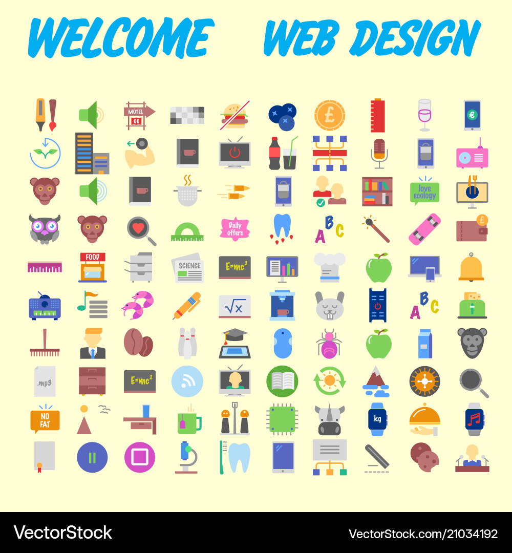 Simple set of flat line icons contains Simple set of flat line icons contains vector image