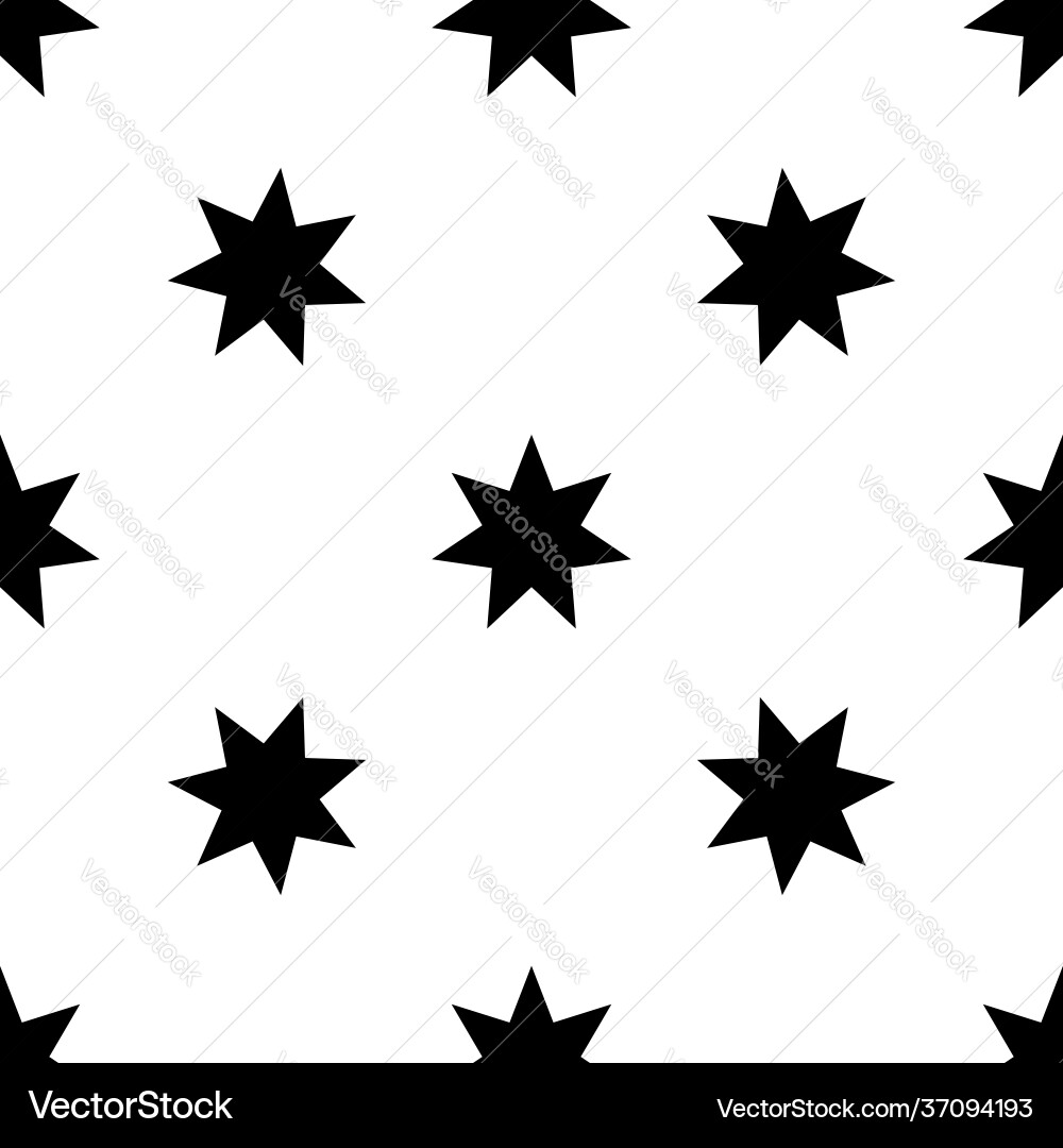 Repeatable seamless star shape pattern Repeatable seamless star shape pattern vector image