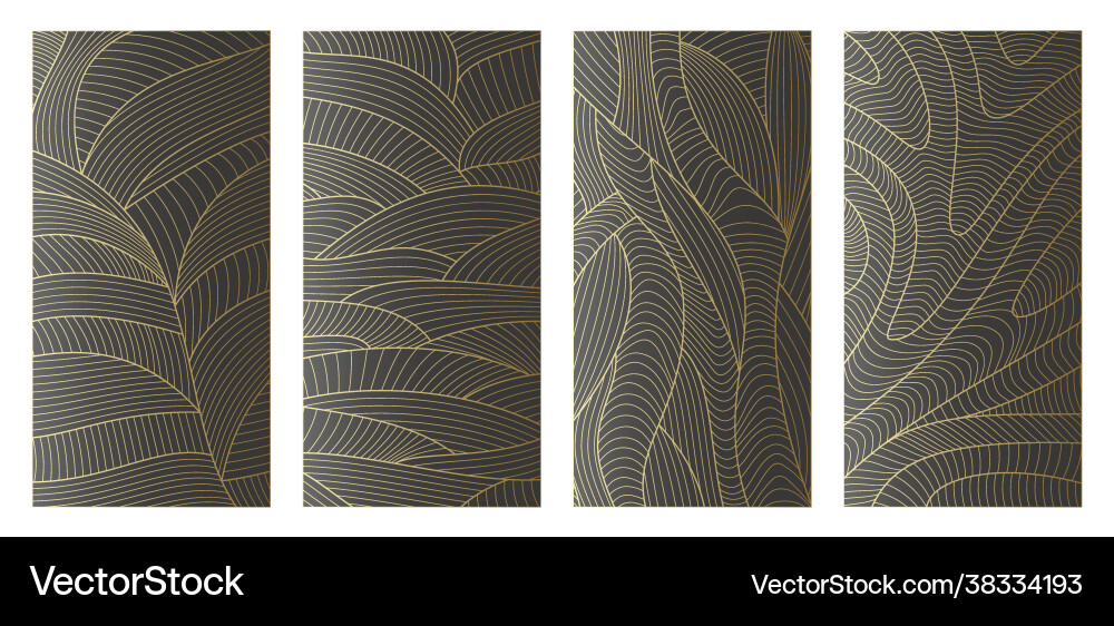 Set abstract wavy backgrounds line pattern Set abstract wavy backgrounds line pattern vector image