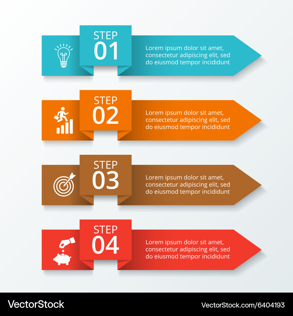 Workflow Process Diagram vector image