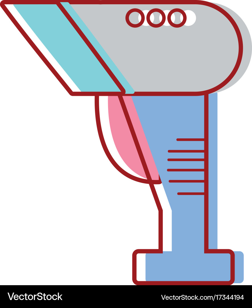 Barcode reader technology with laser scan vector image