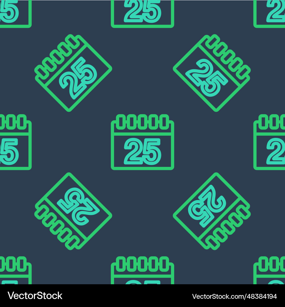 Line calendar icon isolated seamless pattern Line calendar icon isolated seamless pattern vector image