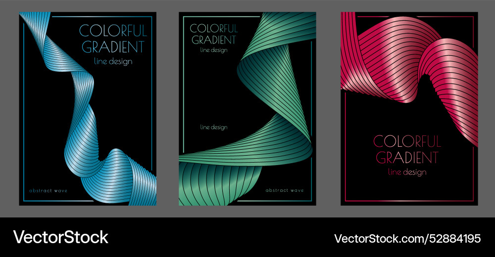 Abstract wave background the effect of dynamic vector image