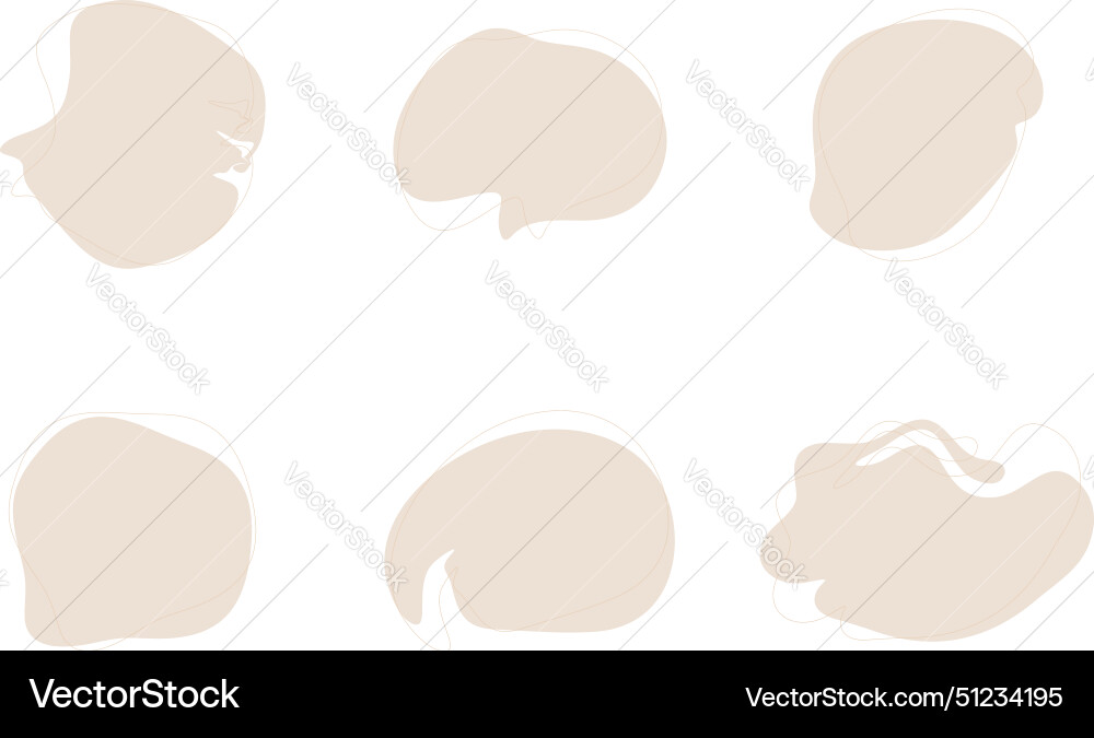 Blobs fluid liquid shapes symbol visual set Blobs fluid liquid shapes symbol visual set Vector Image