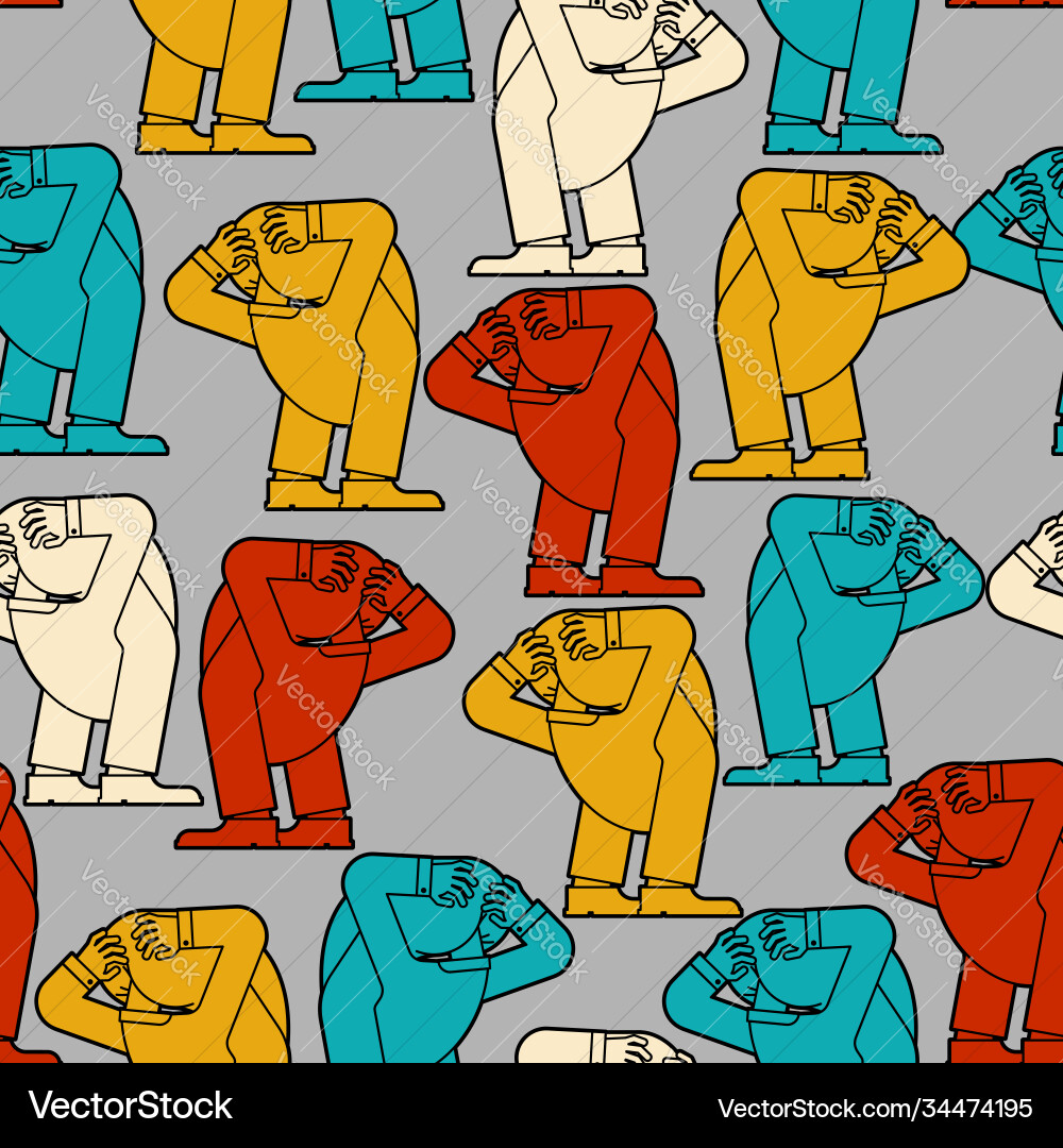 Head up ass pattern seamless your problem Head up ass pattern seamless your problem vector image