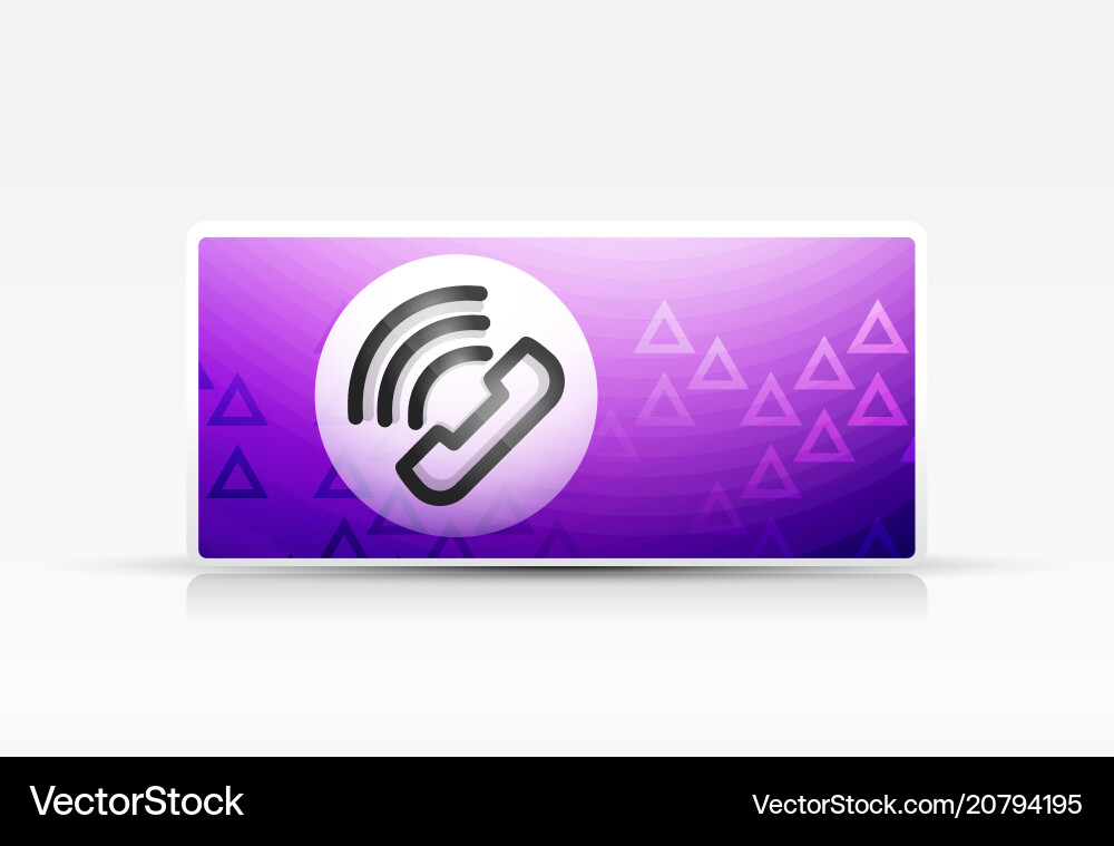 Phone button call support idea Phone button call support idea Vector Image