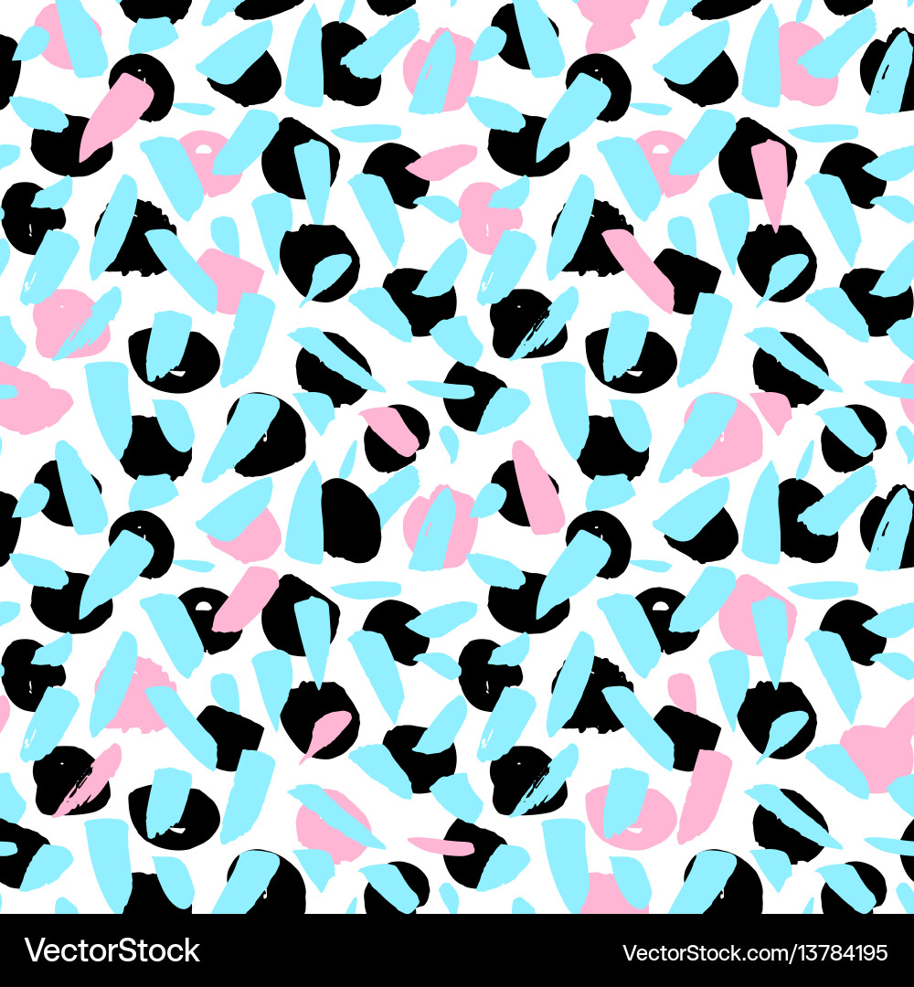 Retro Blots Pattern vector image
