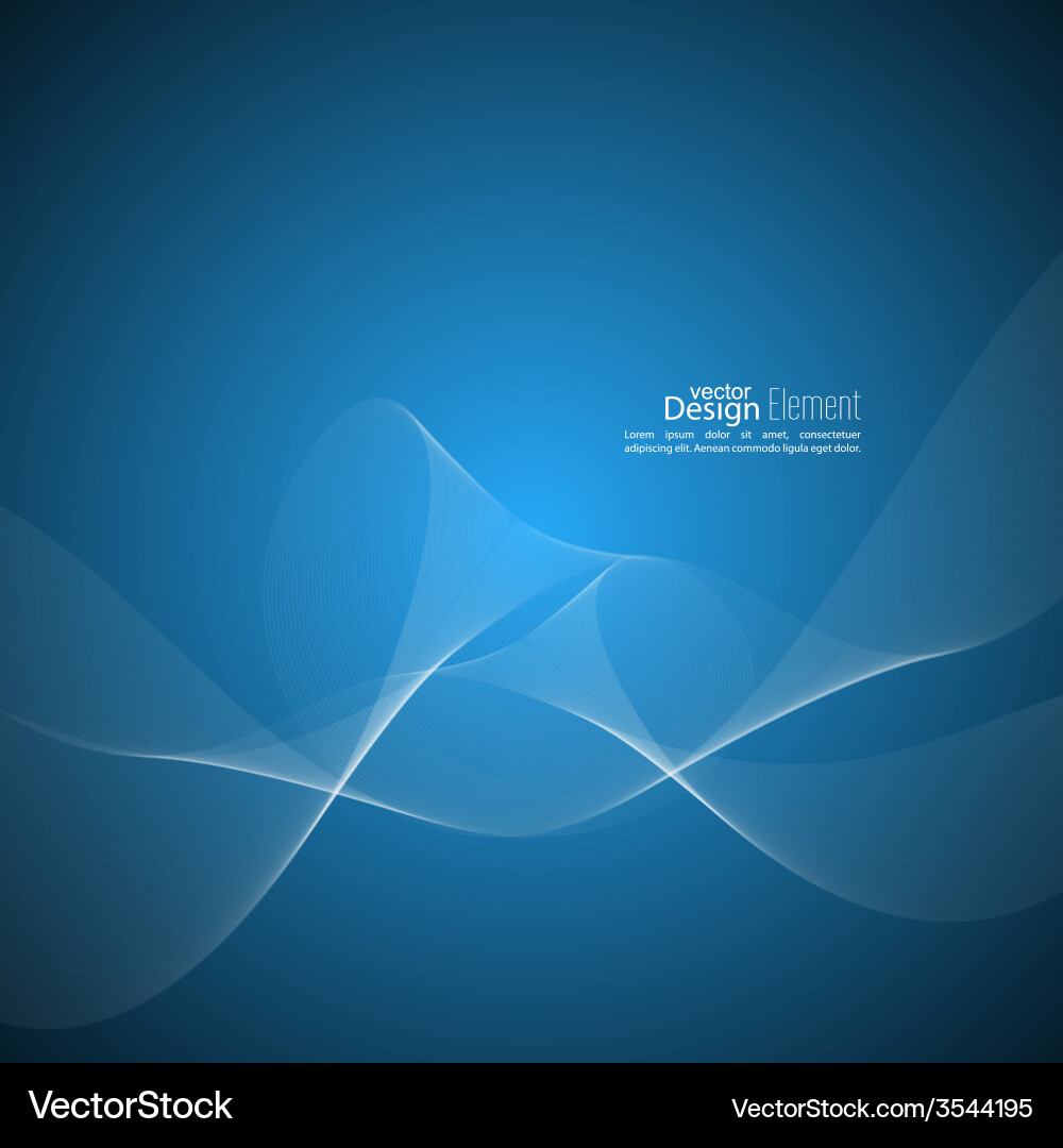 Techno abstract background with soft lines vector image