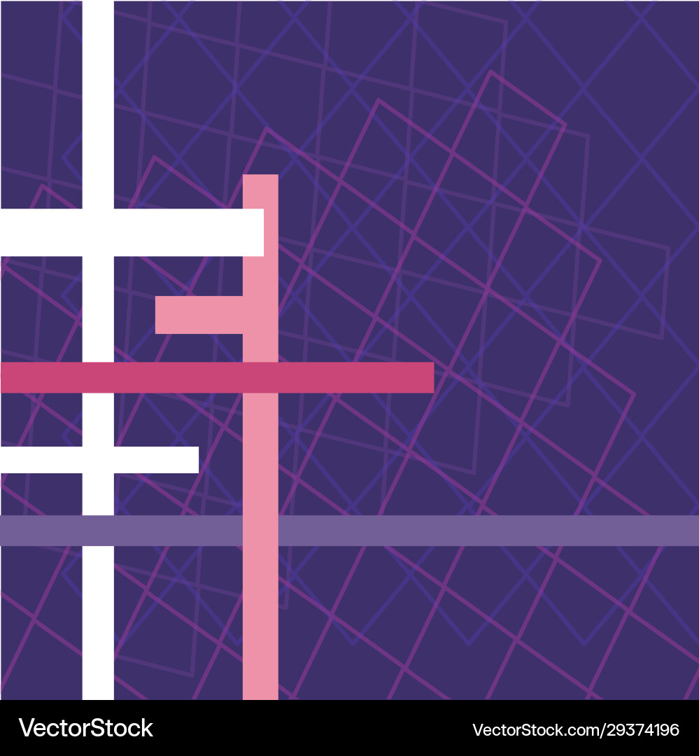 Abstract geometry background with lines vector image
