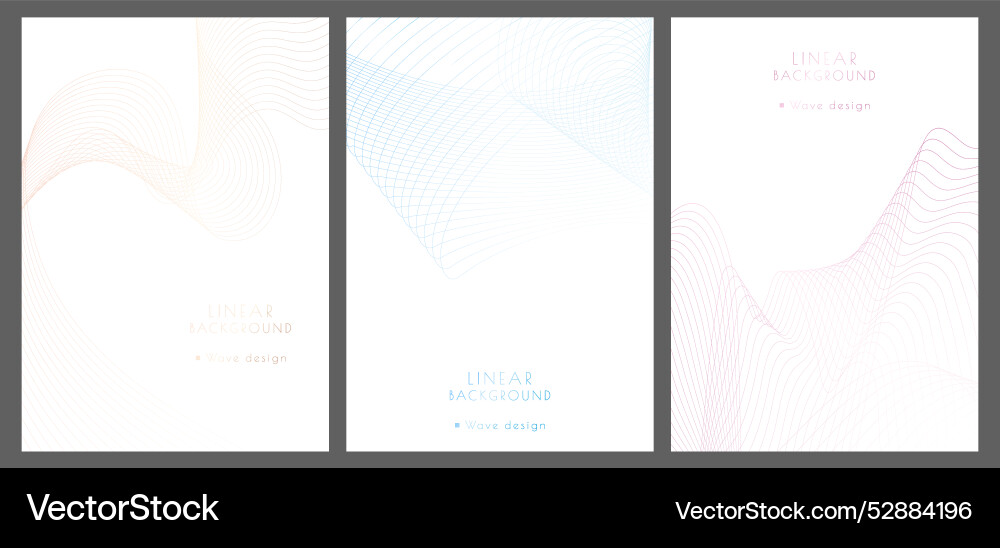 Abstract wave background the effect of dynamic Vector Image