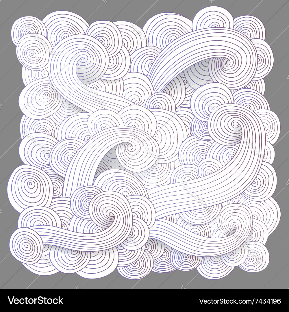 Abstract Wave Pattern vector image