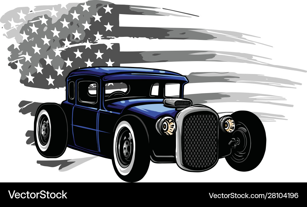 Badge executed in retro print style vector image