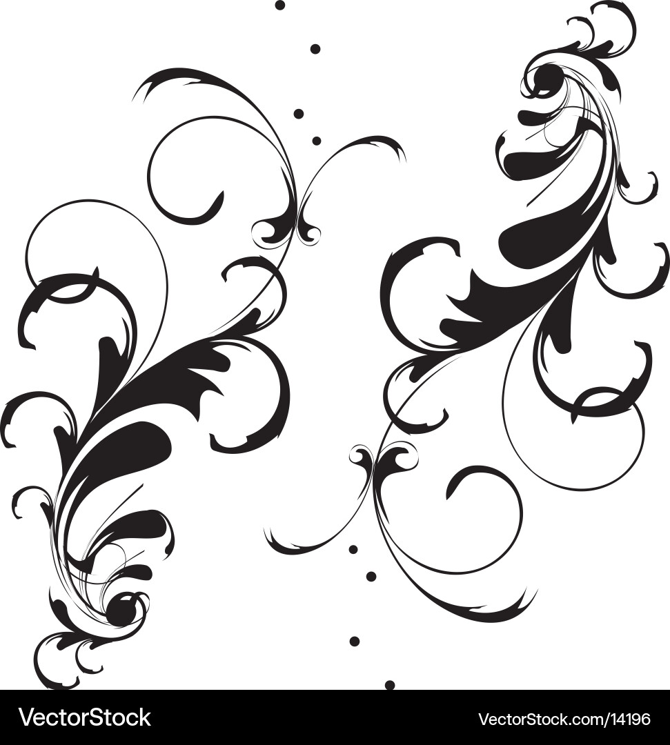 Floral Pattern Abstraction vector image
