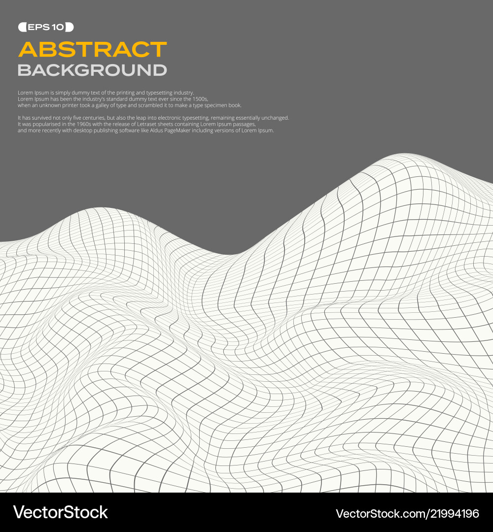 Geometric Mesh Square Pattern vector image