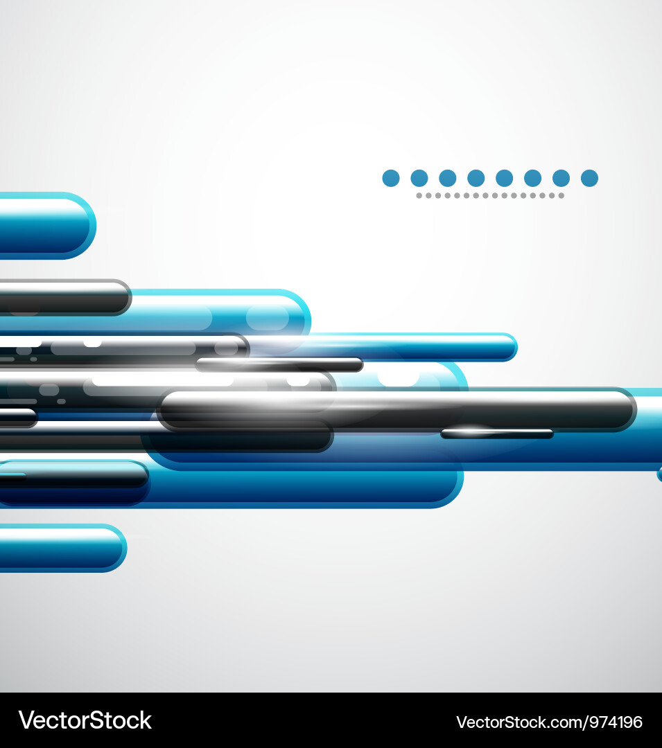 High Tech Digital Lines Background Vector Image