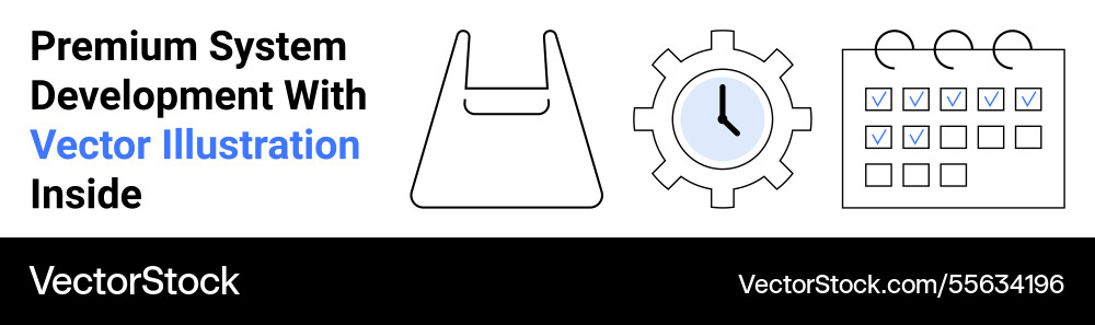 Workflow management with clock checklist gear Workflow management with clock checklist gear vector image