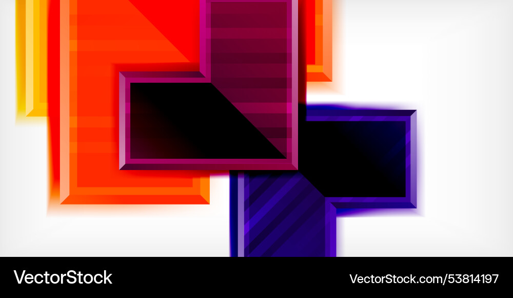 Arrow symbols created with 3d effects and line Vector Image