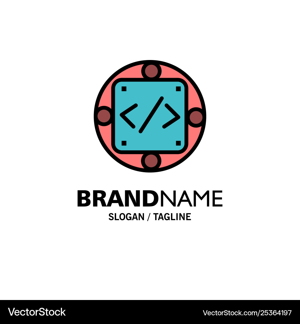 Code custom implementation management product vector image