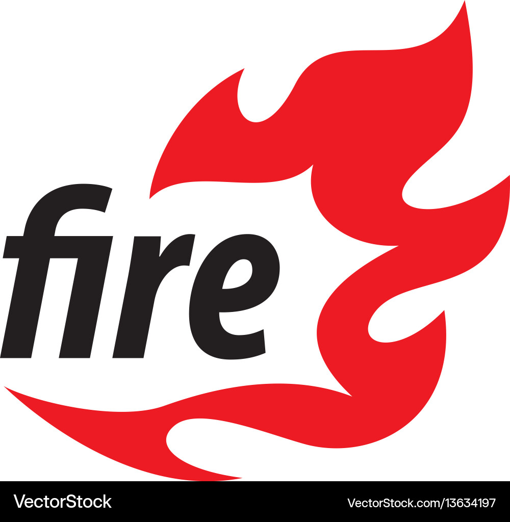 Fire logo Fire logo vector image
