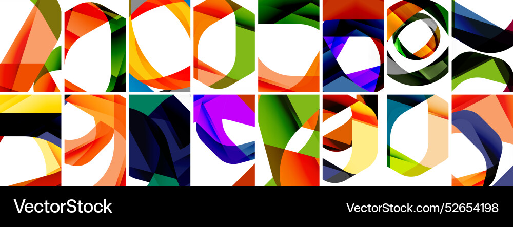Collection of abstract background with waves Collection of abstract background with waves vector image