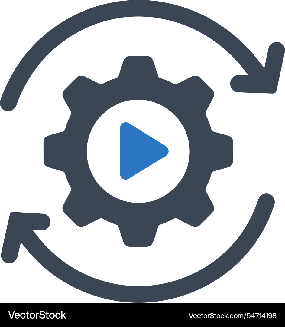 Digital network connection icon vector image