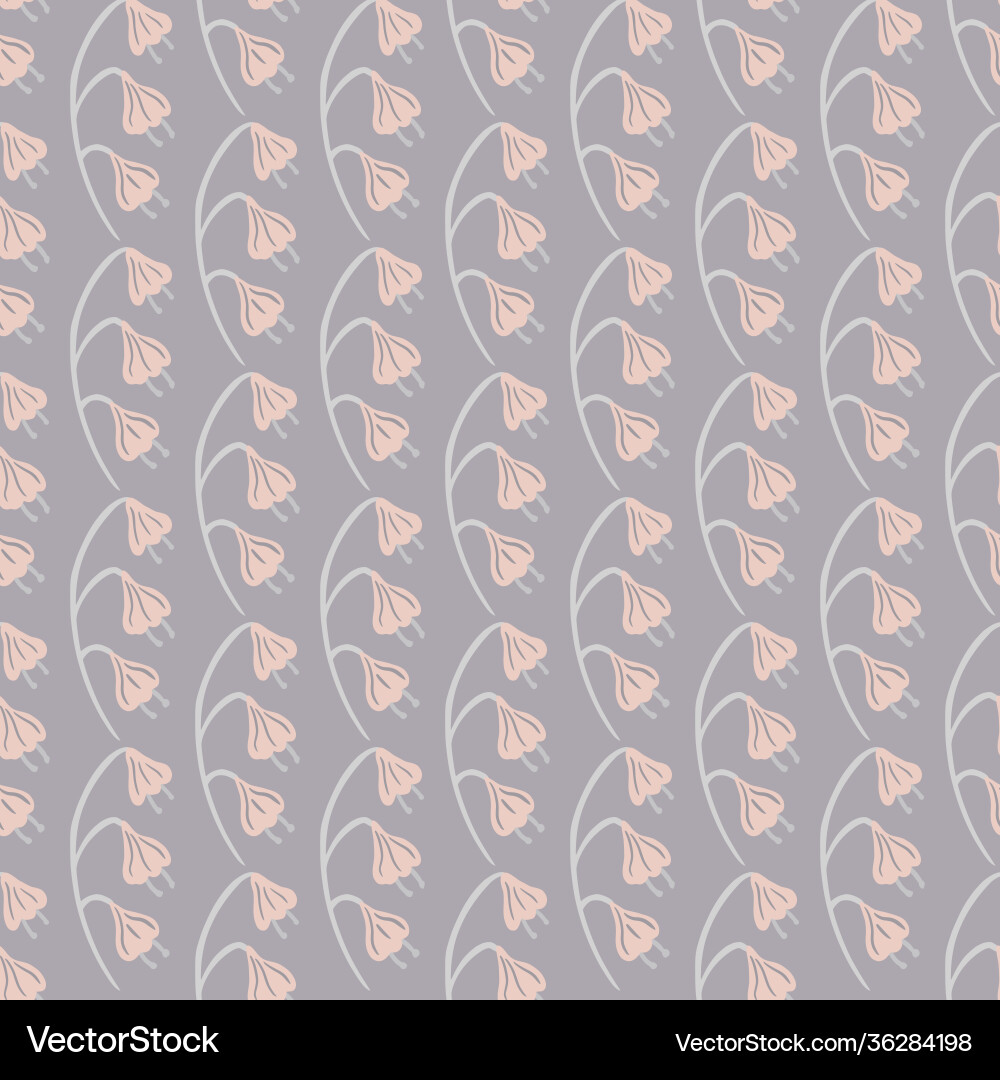 Doodle nature field seamless pattern with simple Doodle nature field seamless pattern with simple vector image