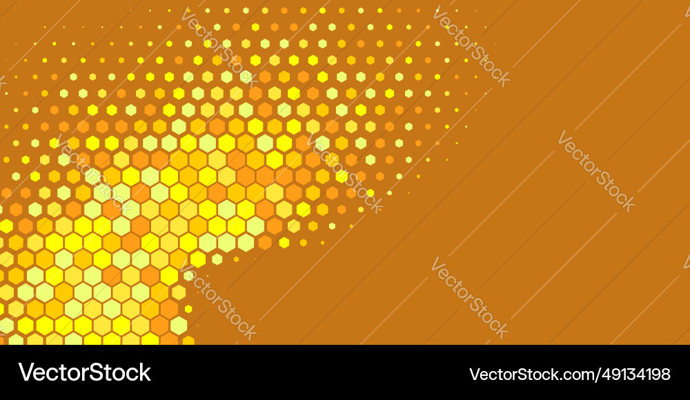 Geometric abstract hexagon multi color background Vector Image