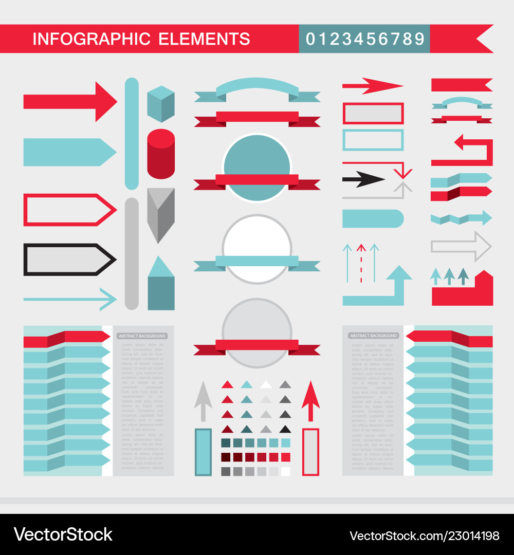 Infographic elements charts graph diagram Infographic elements charts graph diagram vector image