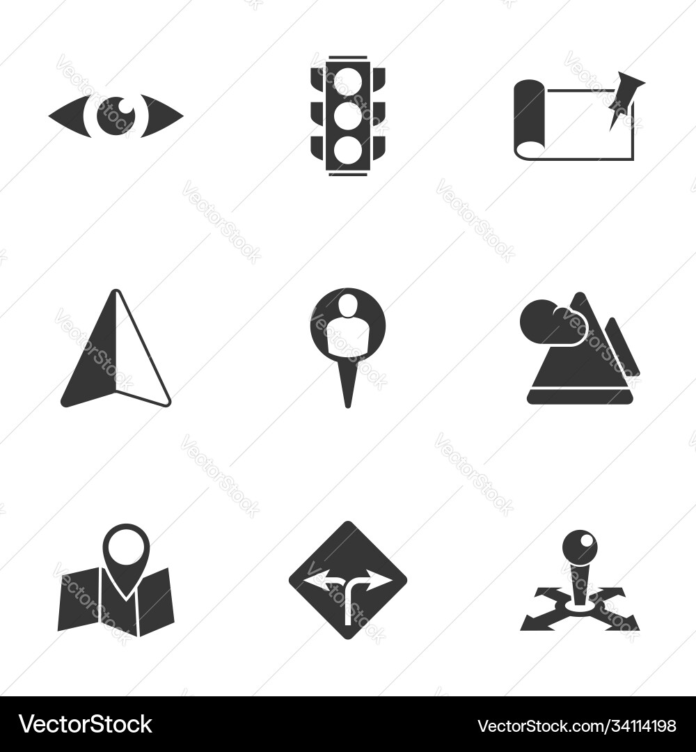 Maps location and navigation icon Maps location and navigation icon vector image