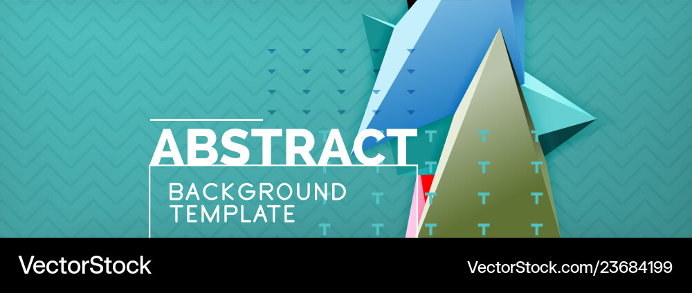 3d triangular shapes abstract background 3d triangular shapes abstract background vector image